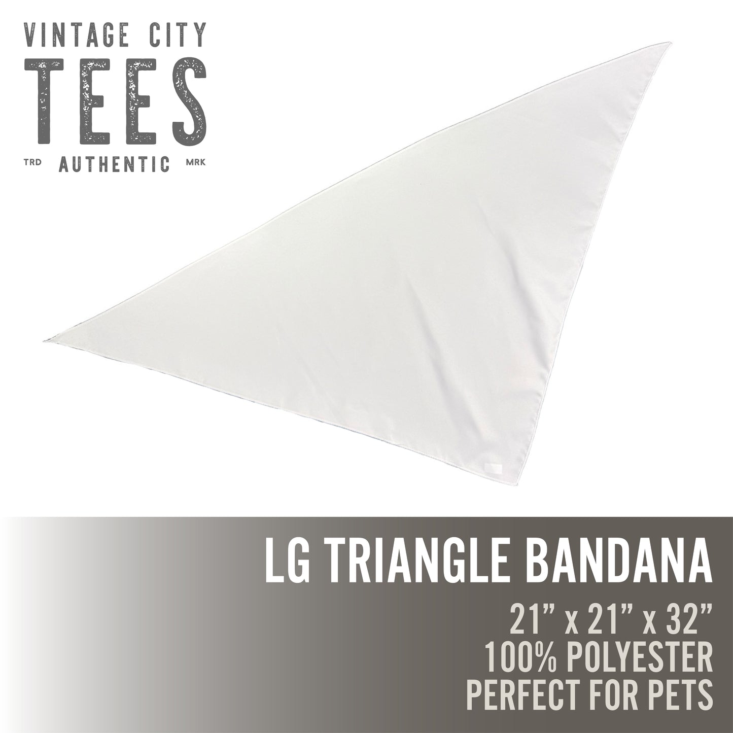 Two Color City - Custom Triangle Bandana