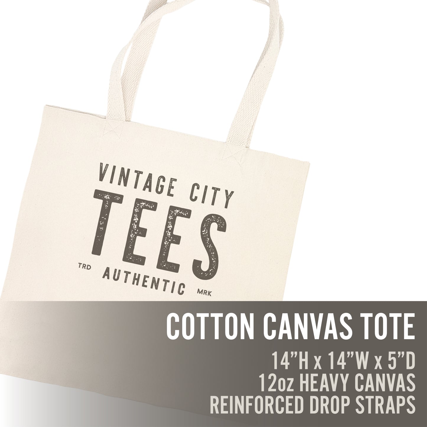 Hometown Loop - Custom Canvas Tote w/ Webbing Handles