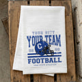 Football Team Varsity - Custom City/Team/State/Est. Cotton Tea Towel