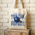 Football Team Varsity - Custom City/Team/State/Est. Canvas Tote Bag