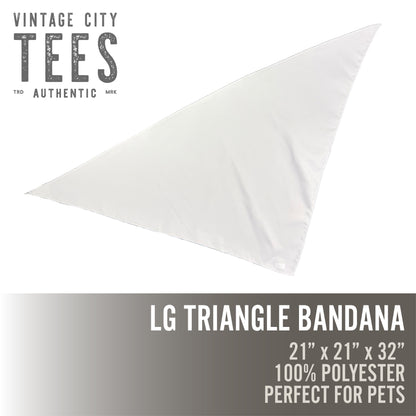 Two Color City - Custom Triangle Bandana