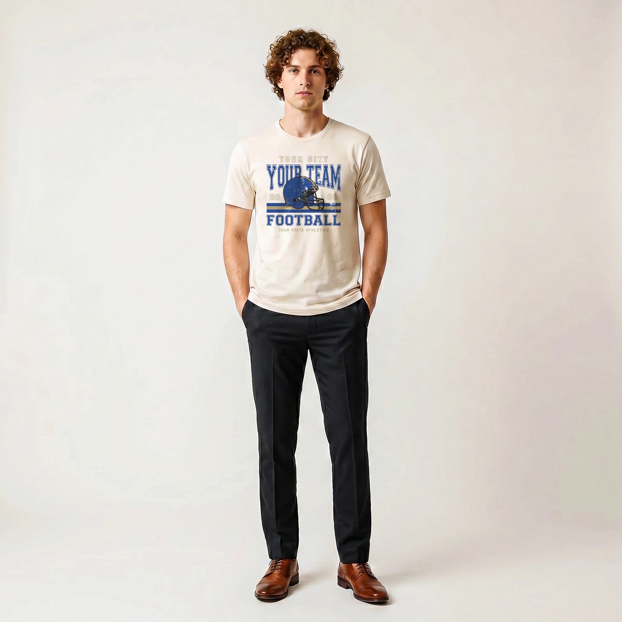 Football Team Varsity - Custom City/Team/State/Est. T-Shirt