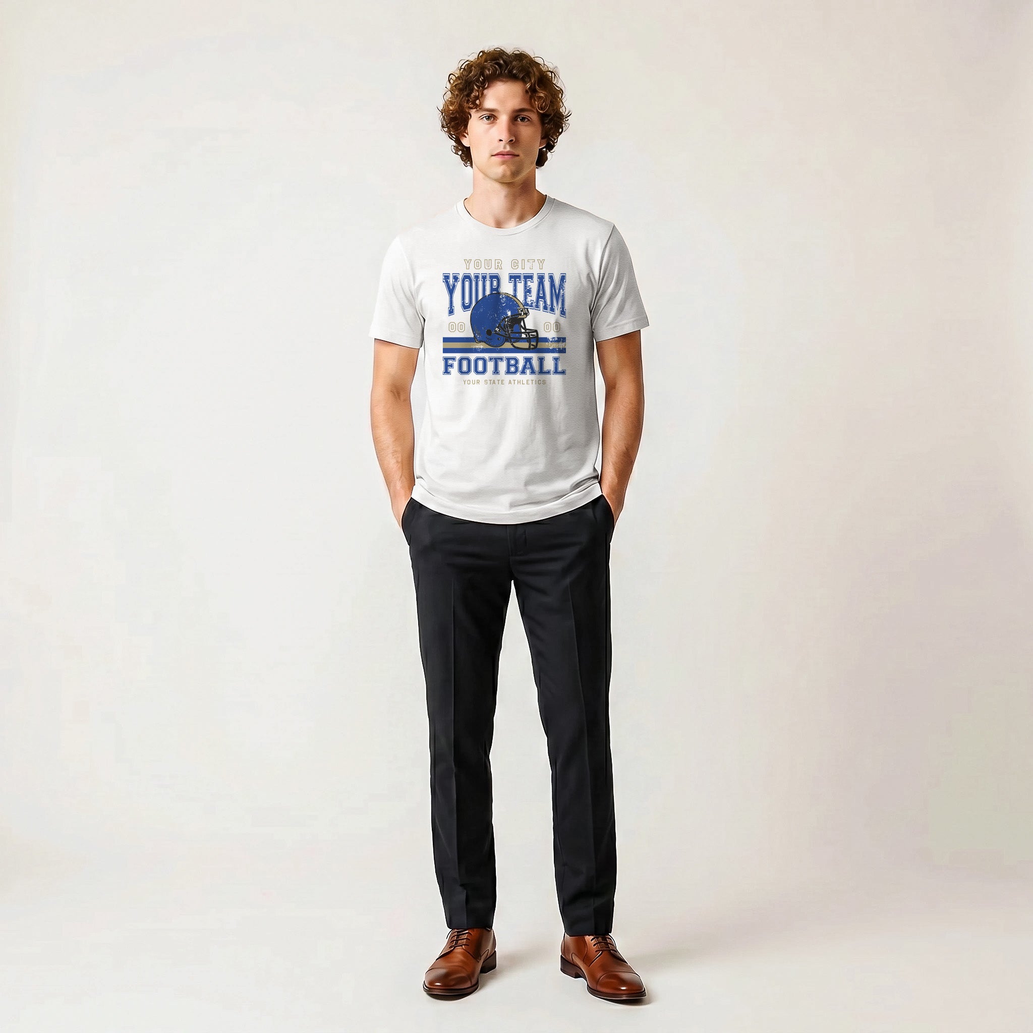 Football Team Varsity - Custom City/Team/State/Est. T-Shirt