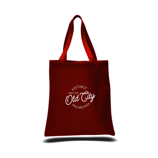 Historic Neighborhood - Custom Canvas Tote w/ Webbing Handles