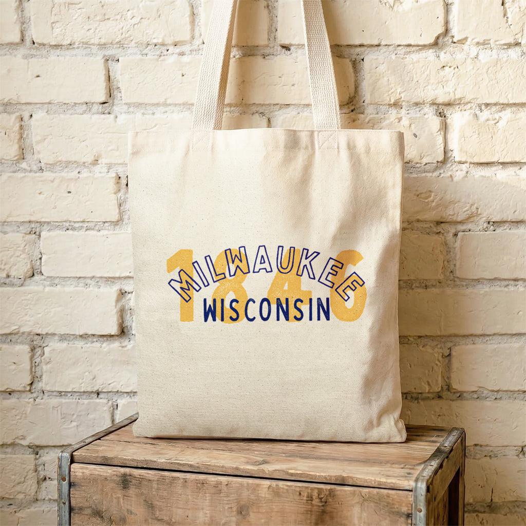 Two Color City - Custom City/Team/State/Est. Canvas Tote Bag