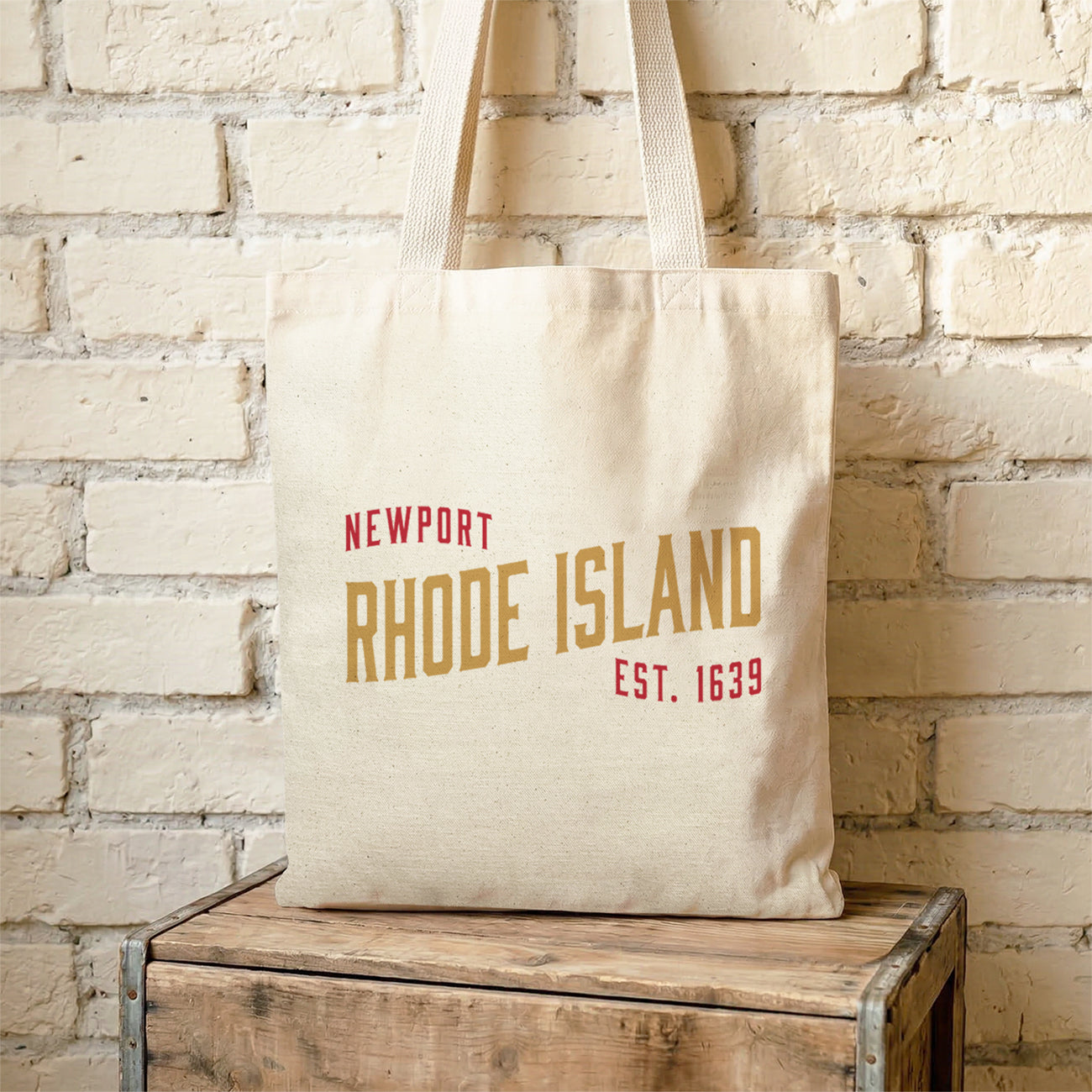 Vintage Arches - Custom City/Team/State/Est. Canvas Tote Bag