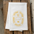 Hometown Loop - Custom City/State/Est. Cotton Tea Towel