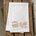Vintage Arches - Custom City/State/Est. Cotton Tea Towel
