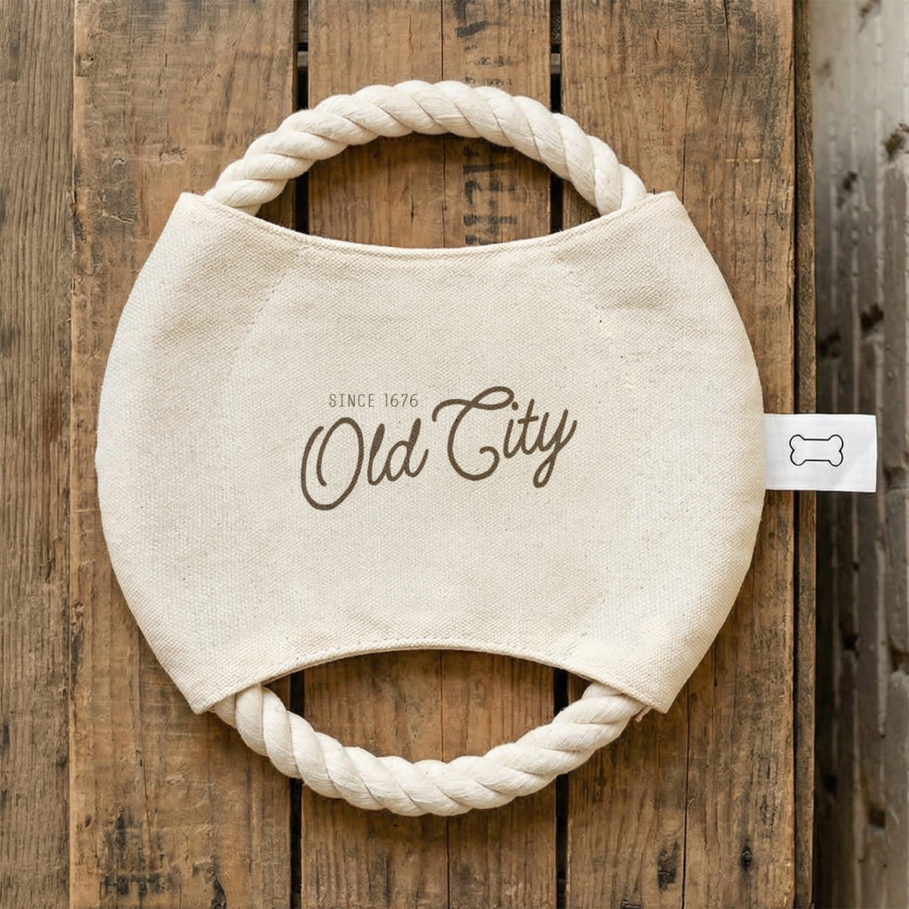 Historic Neighborhood - Custom City/Est. Canvas Rope Disc