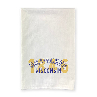 Two Color City - Custom Cotton Tea Towel