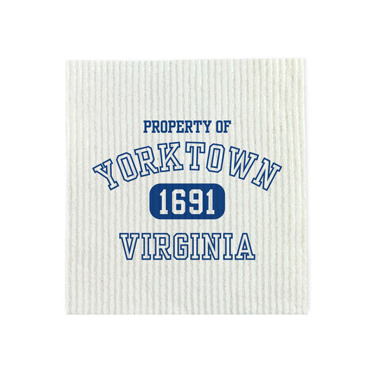 Vintage Varsity, Property of - Custom Swedish Dish Cloth
