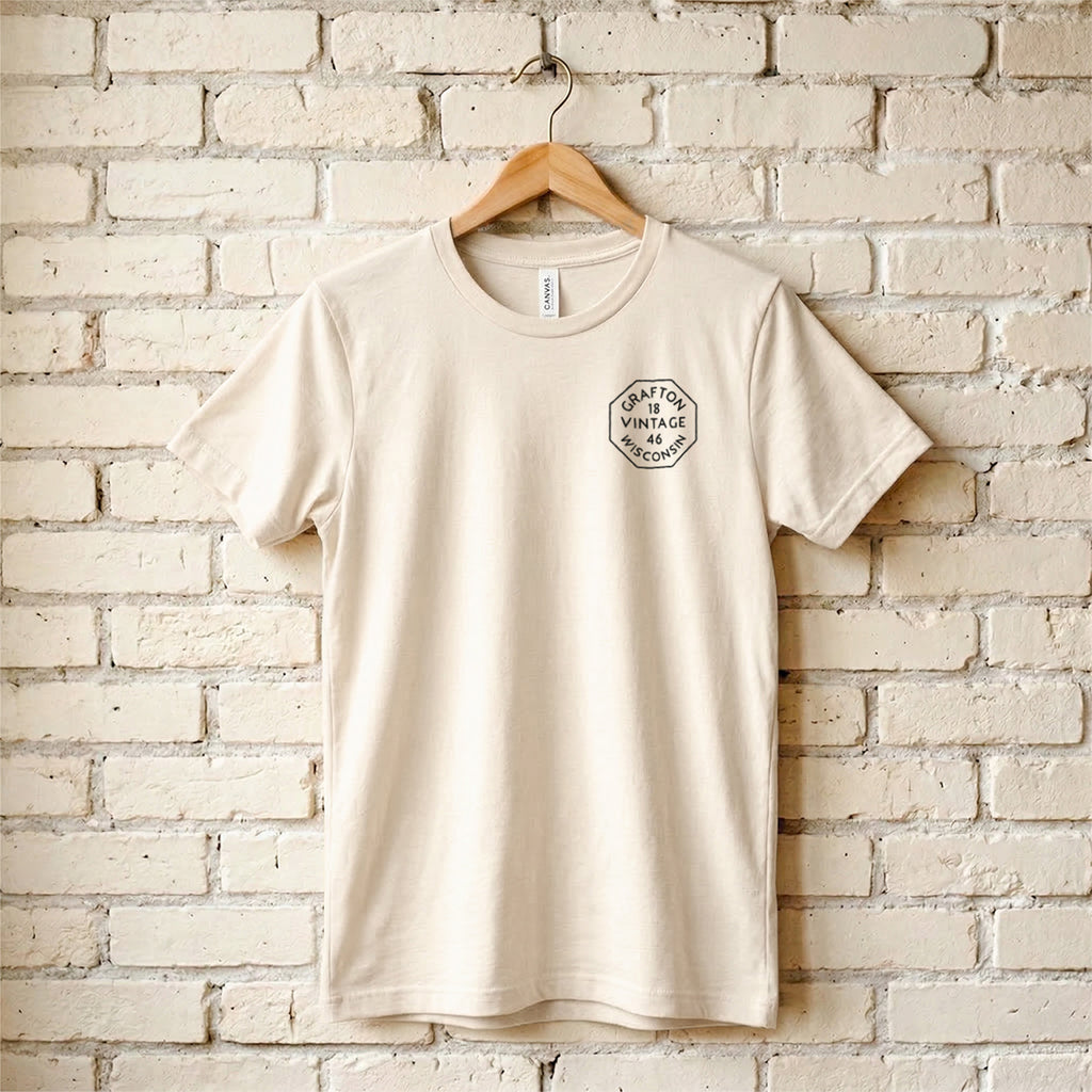 Vintage Octagon Stamp - Custom City/State/Est. T-Shirt