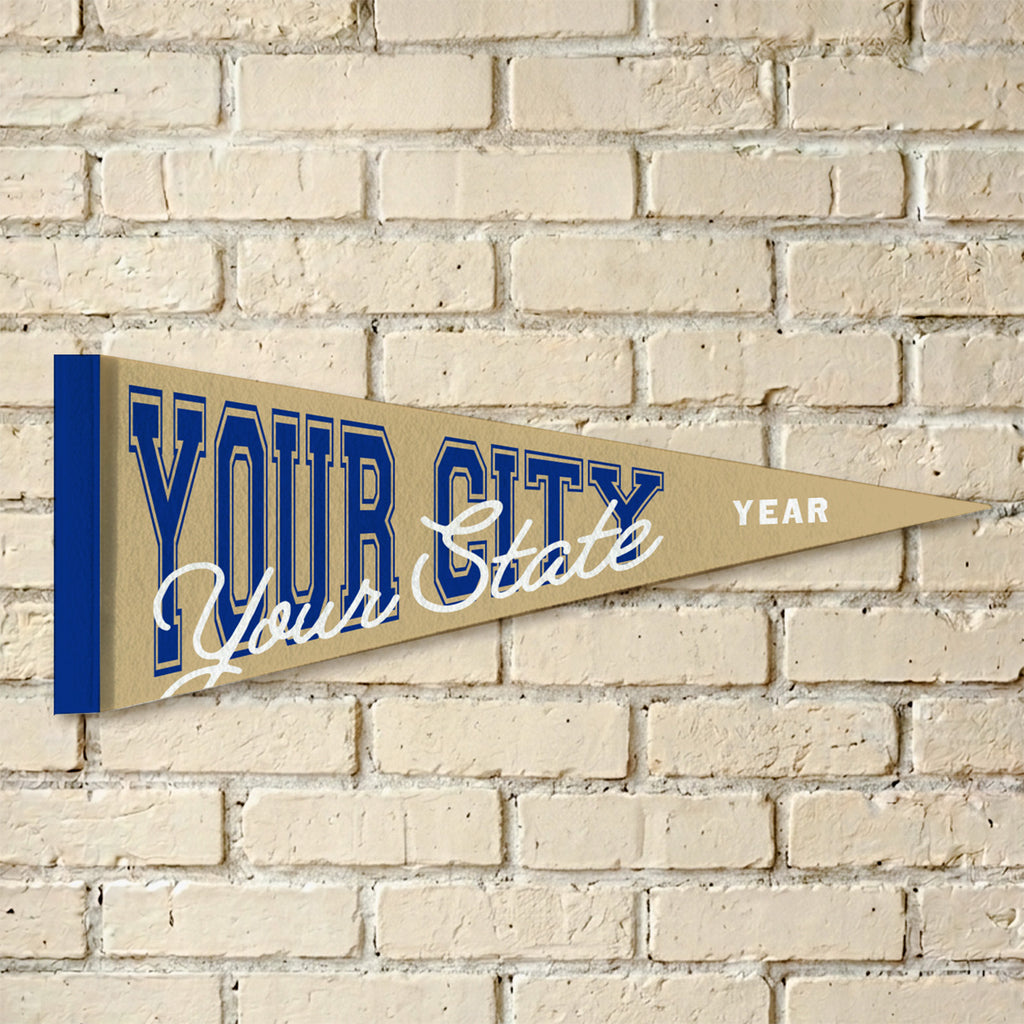 Vintage Classics - Custom City/State/Est. Felt Pennant