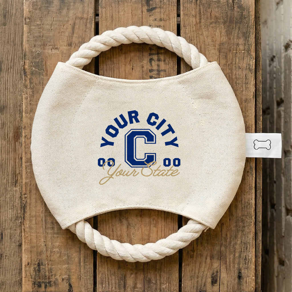Vintage Classics - Custom City/State/Est. Canvas Rope Disc